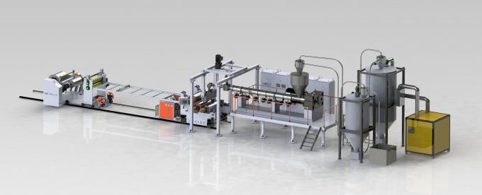 Maschine zur Herstellung von Möbelplatten für die Lamination von PETG-Dekorationsblechen 0