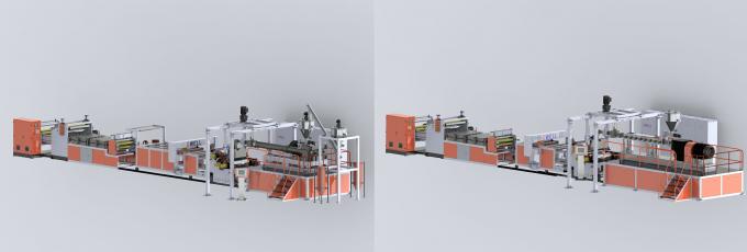 Maschine zur Herstellung von Möbelplatten für die Lamination von PETG-Dekorationsblechen 1
