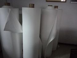 Stein-Papierherstellungs-Maschinen-Chemiefasergewebe Plastikeinzelne Papierschichten oder 3 Schichten Form-Stretchfolie-Linien- 3